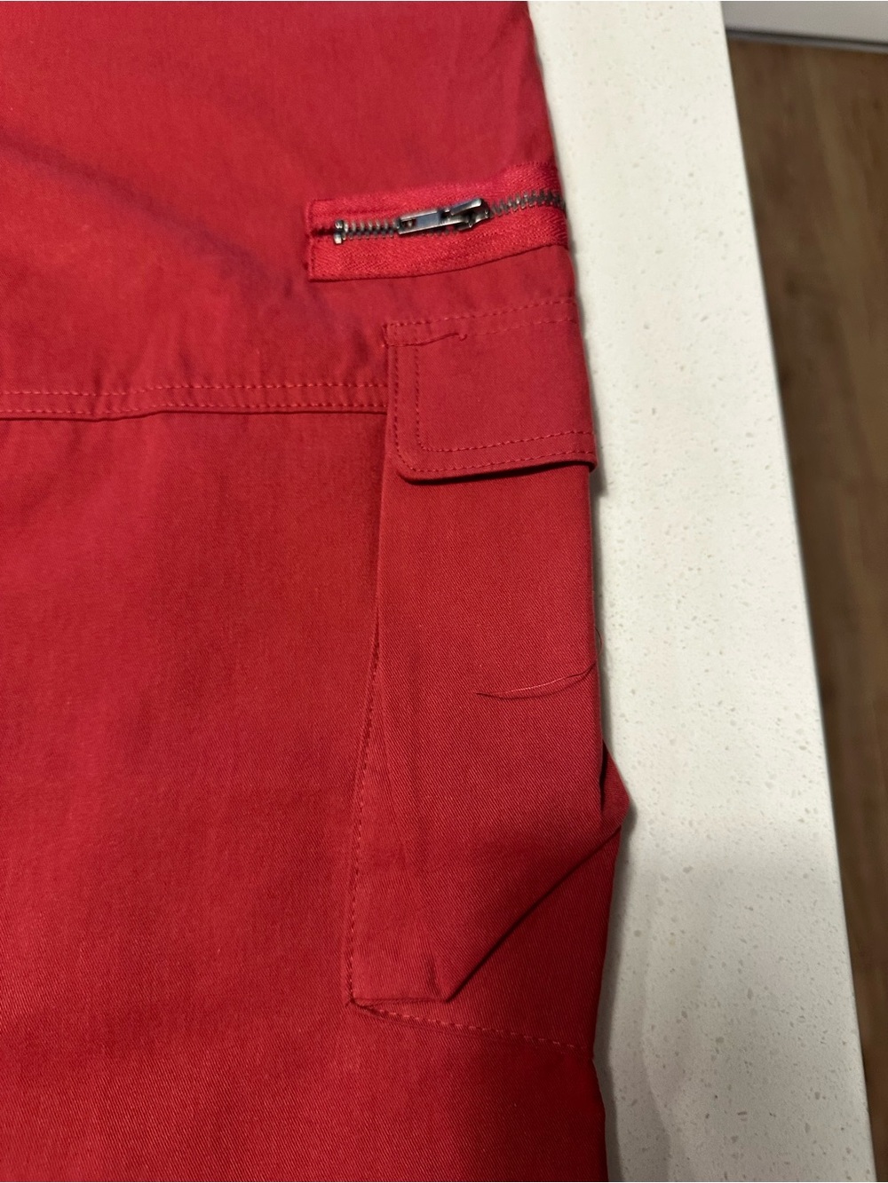Red Burgundy 2xl Cargo Utility Pants NWOT - Picture 3 of 8